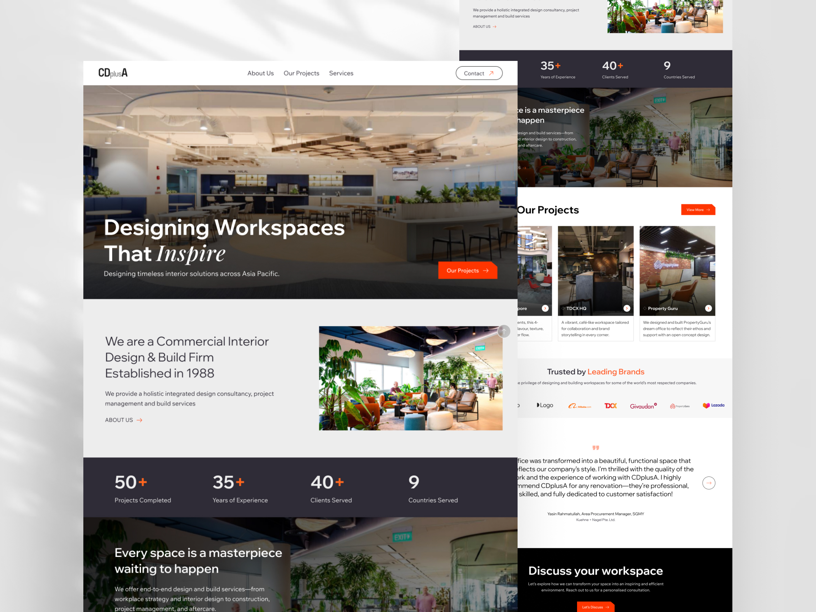 CDPlusA's Landing Page