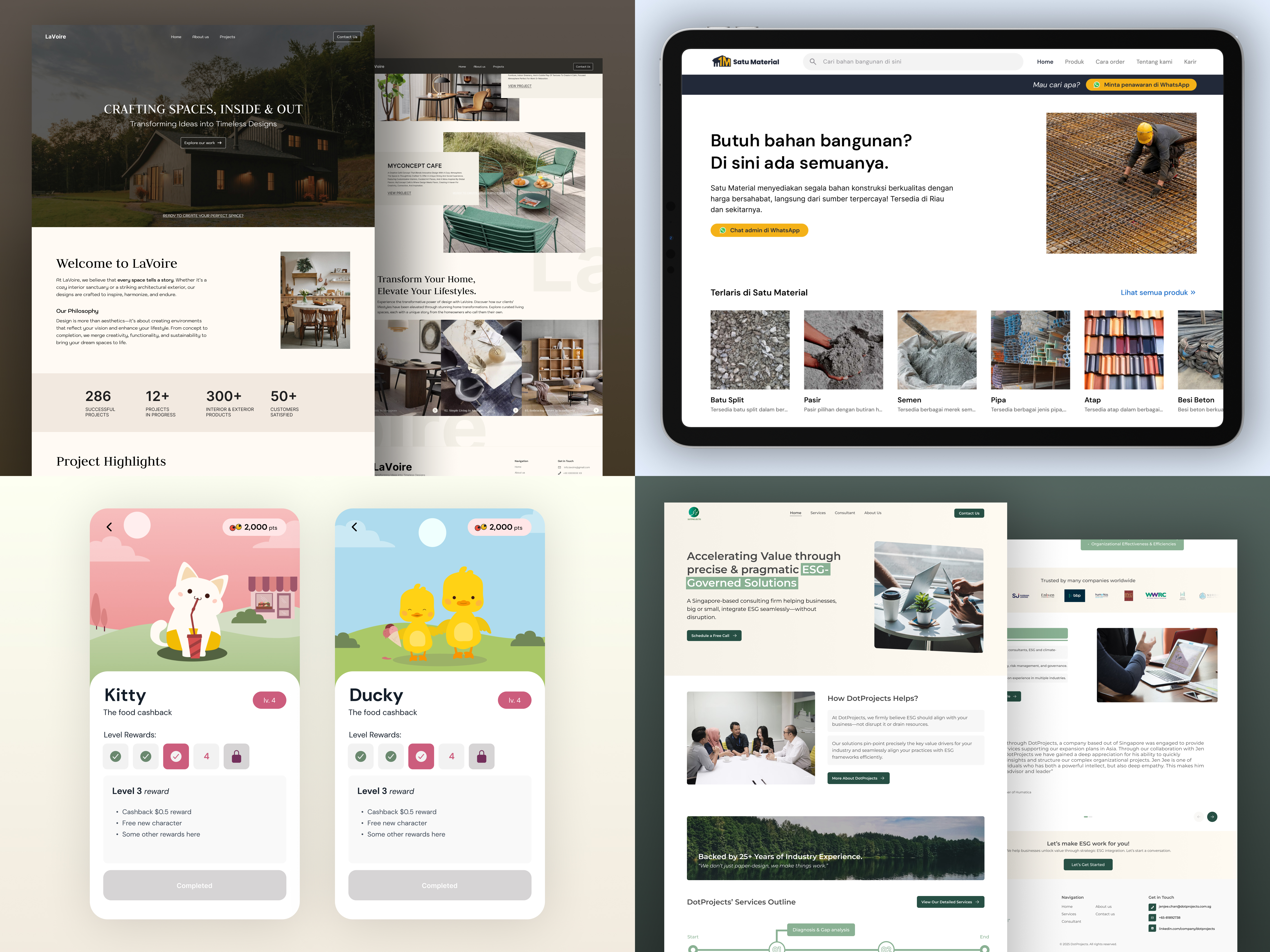 Dribbble UI Showcase